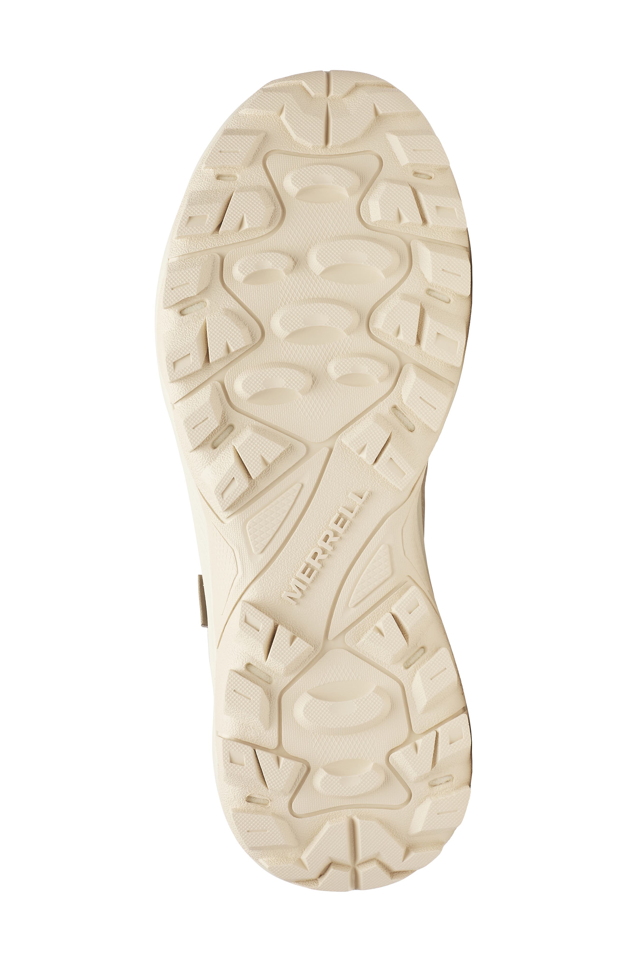 Merrell Tempo Sol Waterproof Mid Top Hiking Boot, Alternate, color, Talc