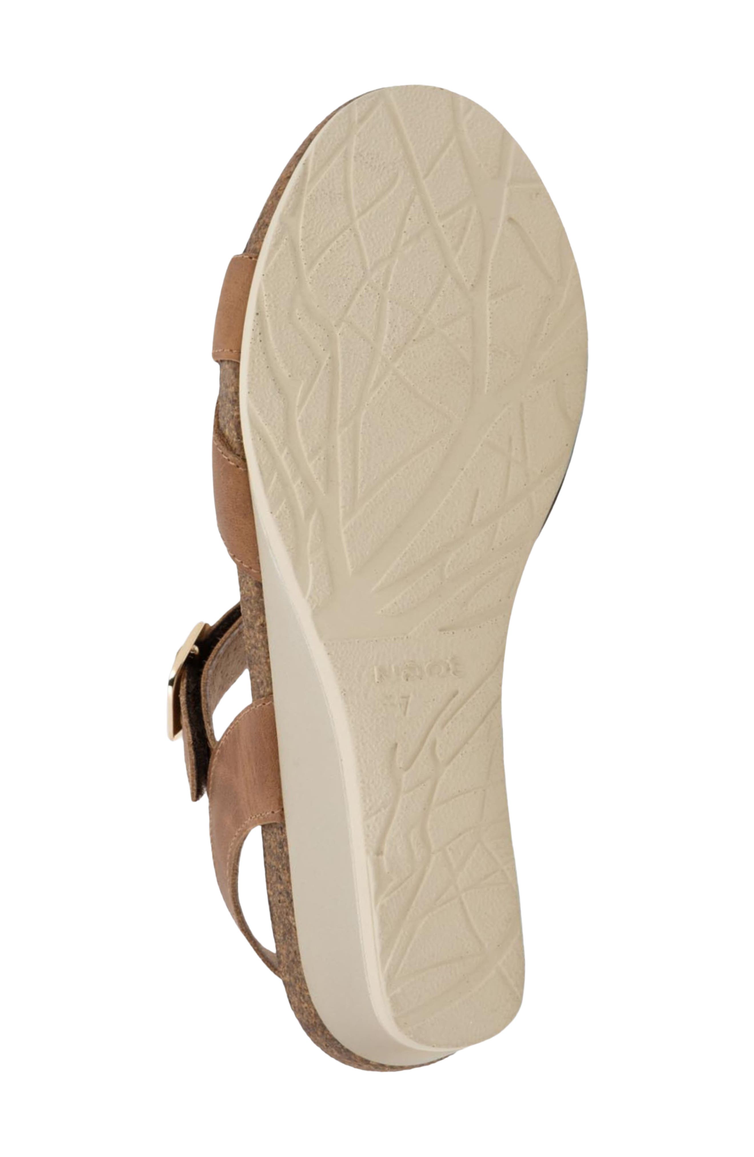 Throne Wedge Sandal, Alternate, color, LATTE BROWN LEATHER
