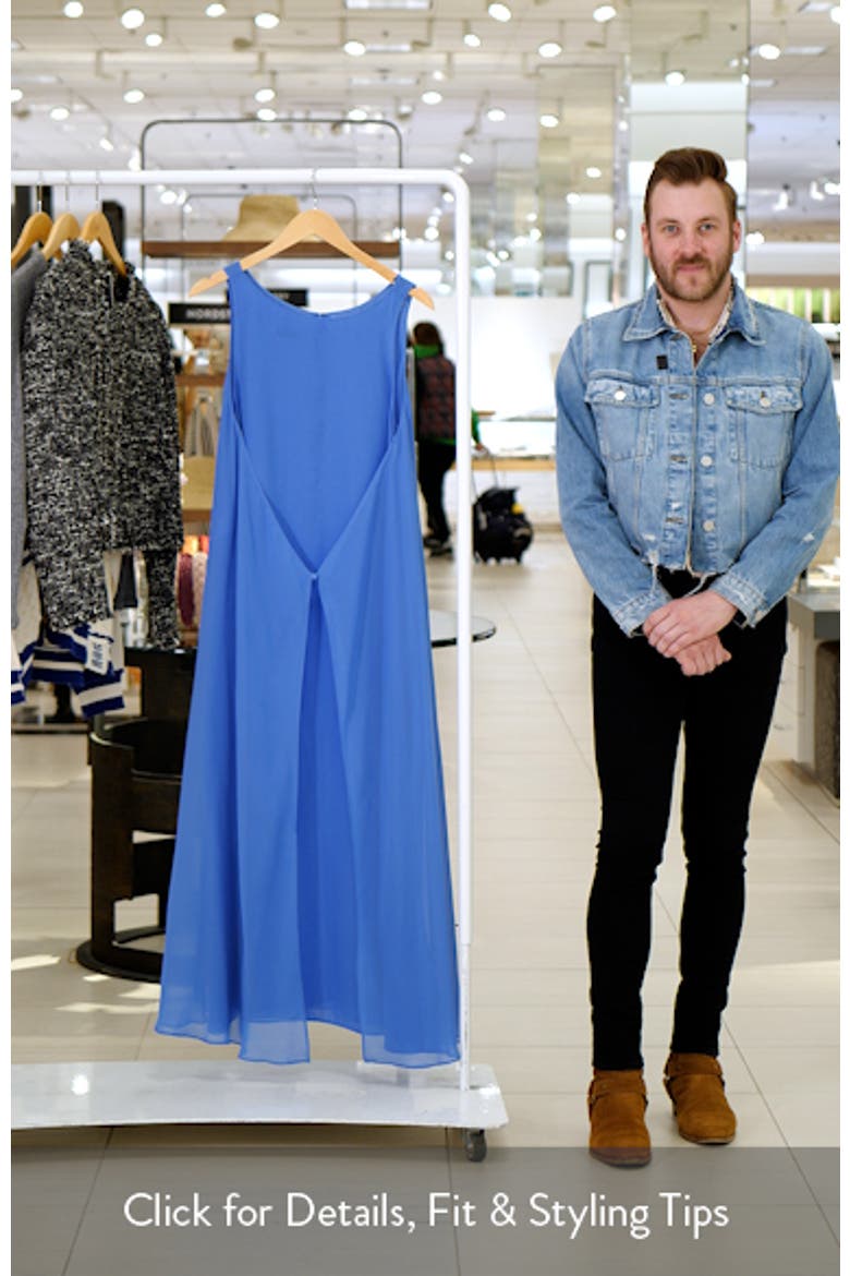 Techno Georgette Maxi Dress video