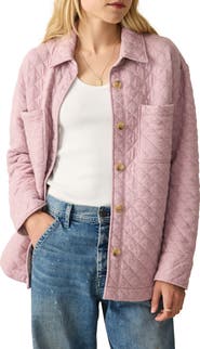 Faherty Epic Quilted Shirt Jacket