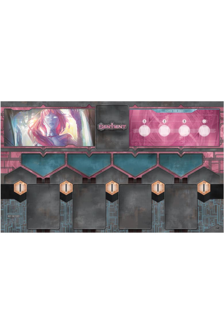 Sentient Tech Revolution Board Game, Solo Mode, Alternate, color, Multicolored