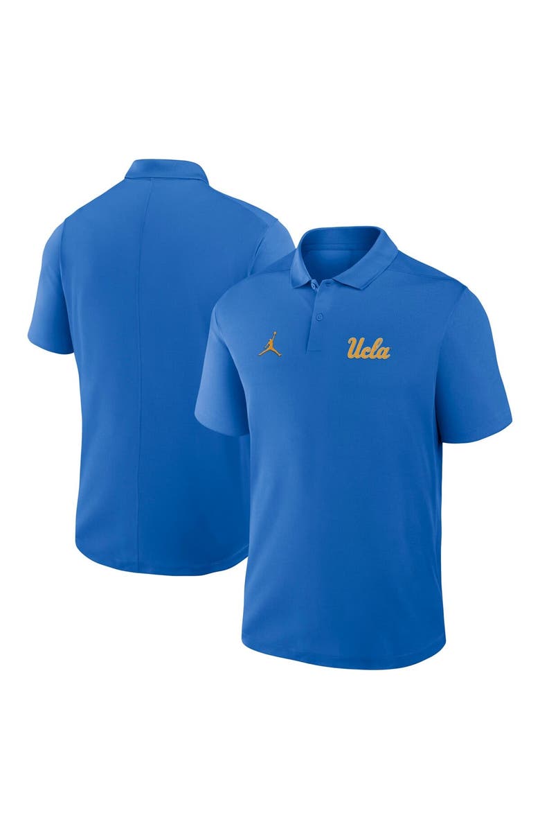 Jordan Brand Men's Jordan Brand Blue UCLA Bruins Primetime Victory Primary Logo Performance Polo, Alternate, color, Blue