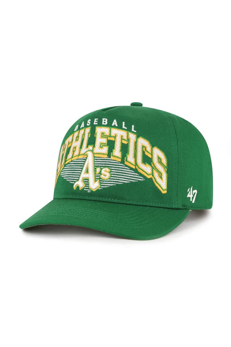 Men's '47 Kelly Green Athletics Pomona Hitch Adjustable Hat, Main, color, Kelly Green