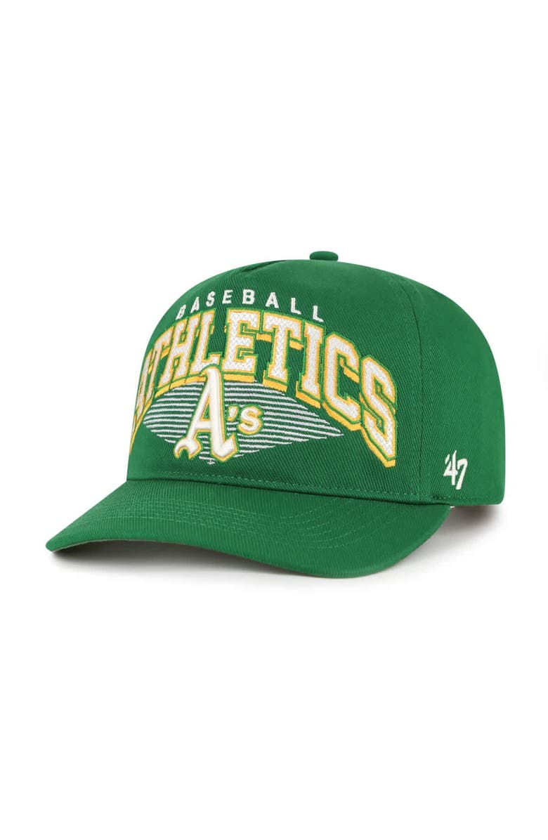 '47 Men's '47 Kelly Green Athletics Pomona Hitch Adjustable Hat, Main, color, Kelly Green