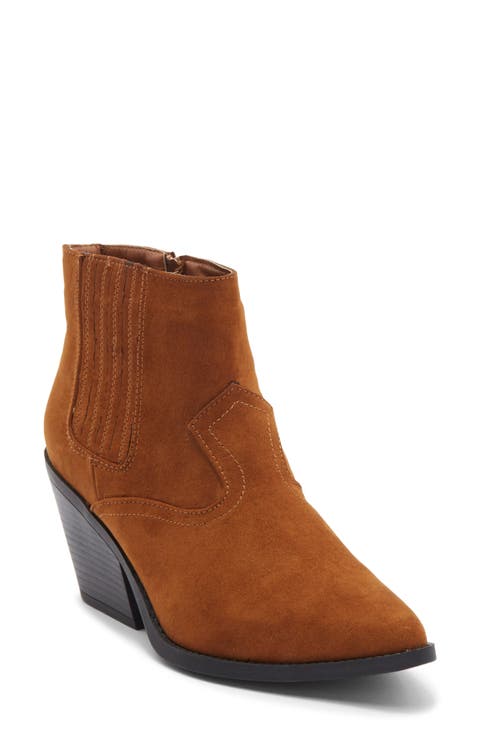Elenor Block Heel Bootie (Women)