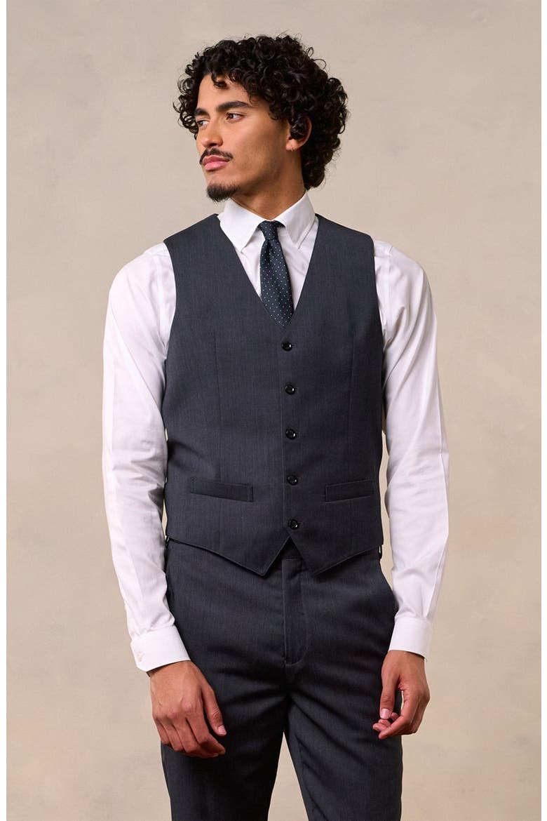 Suit Vest, Main, color, Charcoal