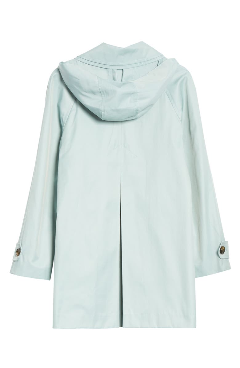 London Fog Hooded Raincoat, Alternate, color, 