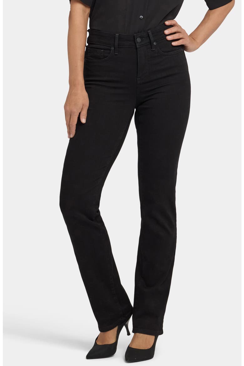 Marilyn Straight Leg Jeans, Main, color, BLACK RINSE