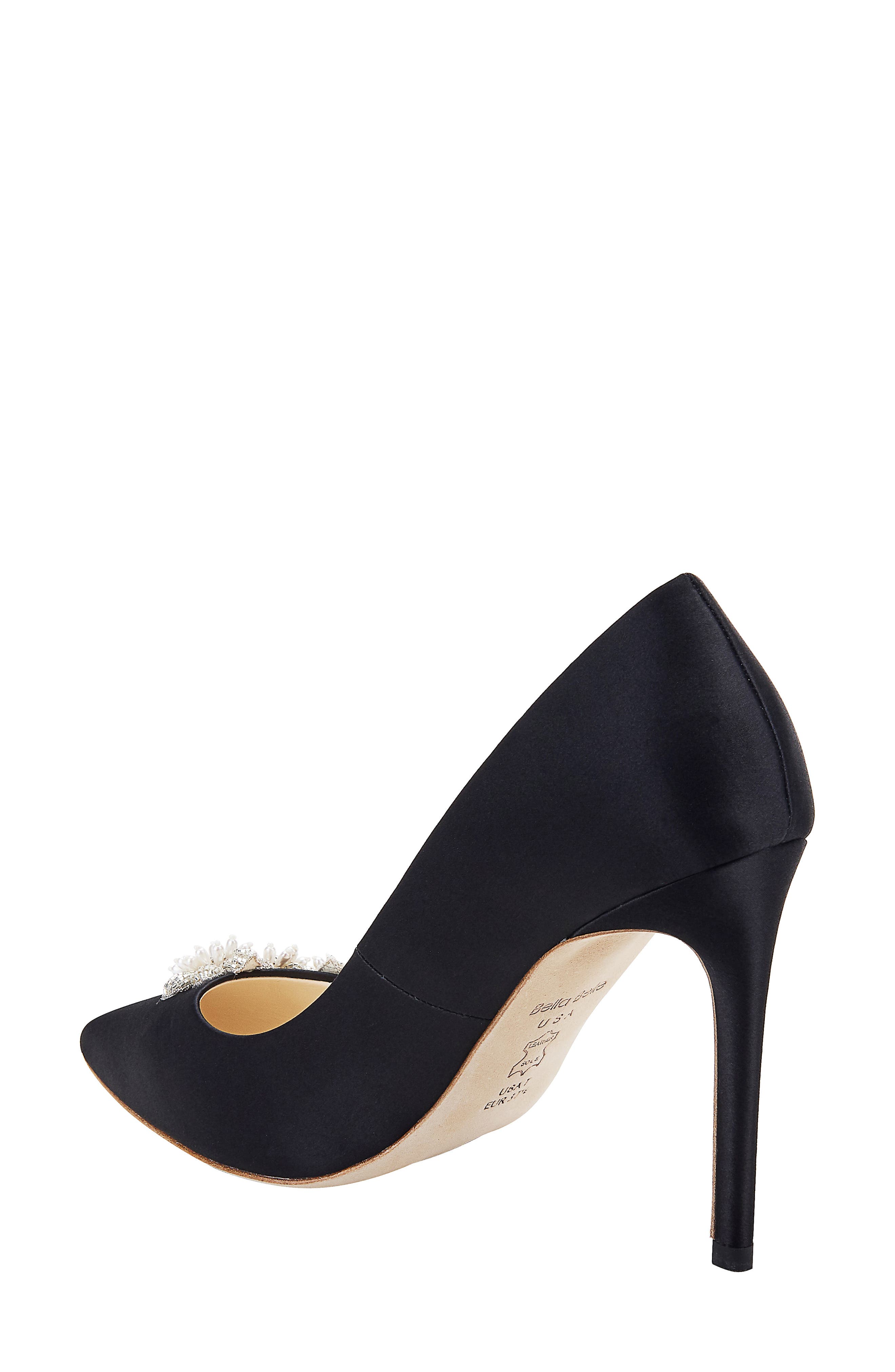 Bella Belle Jasmine Embellished Silk Pump, Alternate, color, 