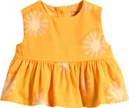 OTTER AVENUE Sun Print Peplum Top