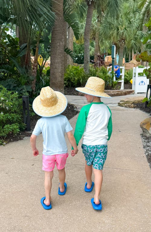 Bits & Bows Lifeguard Straw Hat In Brown