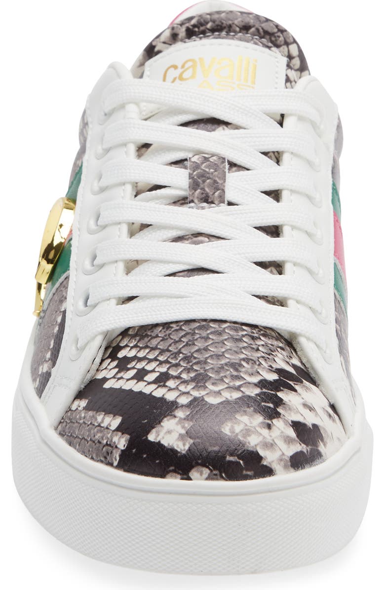 Roberto Cavalli Low Top Sneaker, Alternate, color, White
