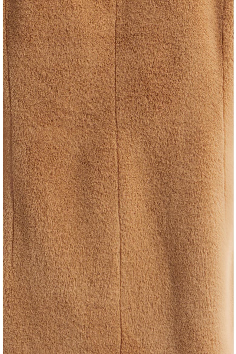 Faux Fur Notch Lapel Coat, Alternate, color, 2157 CAMEL