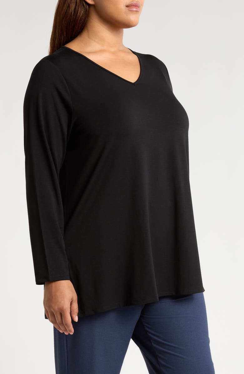 Eileen Fisher Easy V-Neck Tunic, Alternate, color, 