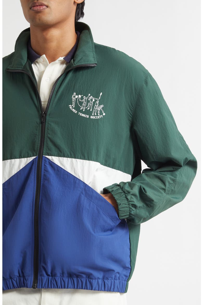 Practice Recycled Nylon Track Jacket, Alternate, color, DARK GREEN