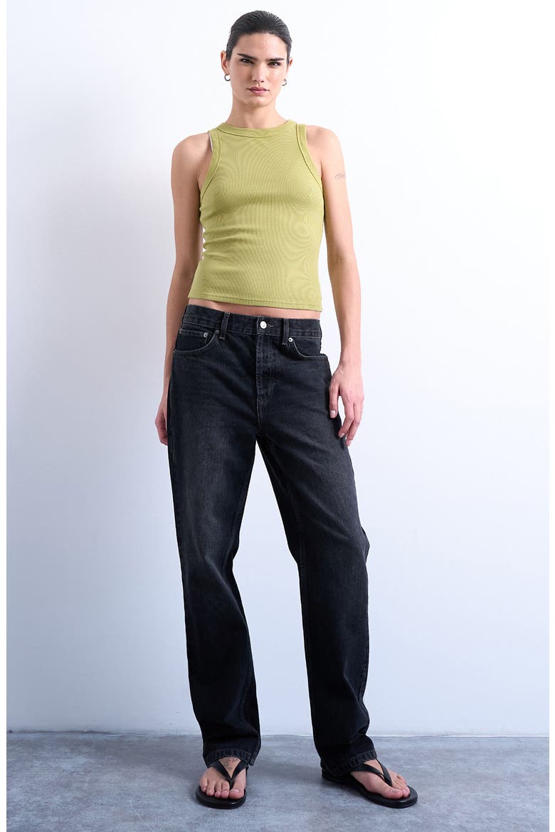 Rib Tank, Alternate, color, OLIVE GREEN