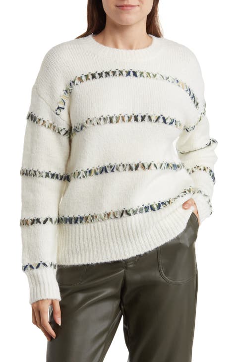 Confetti Stripe Knit Stripe Sweater