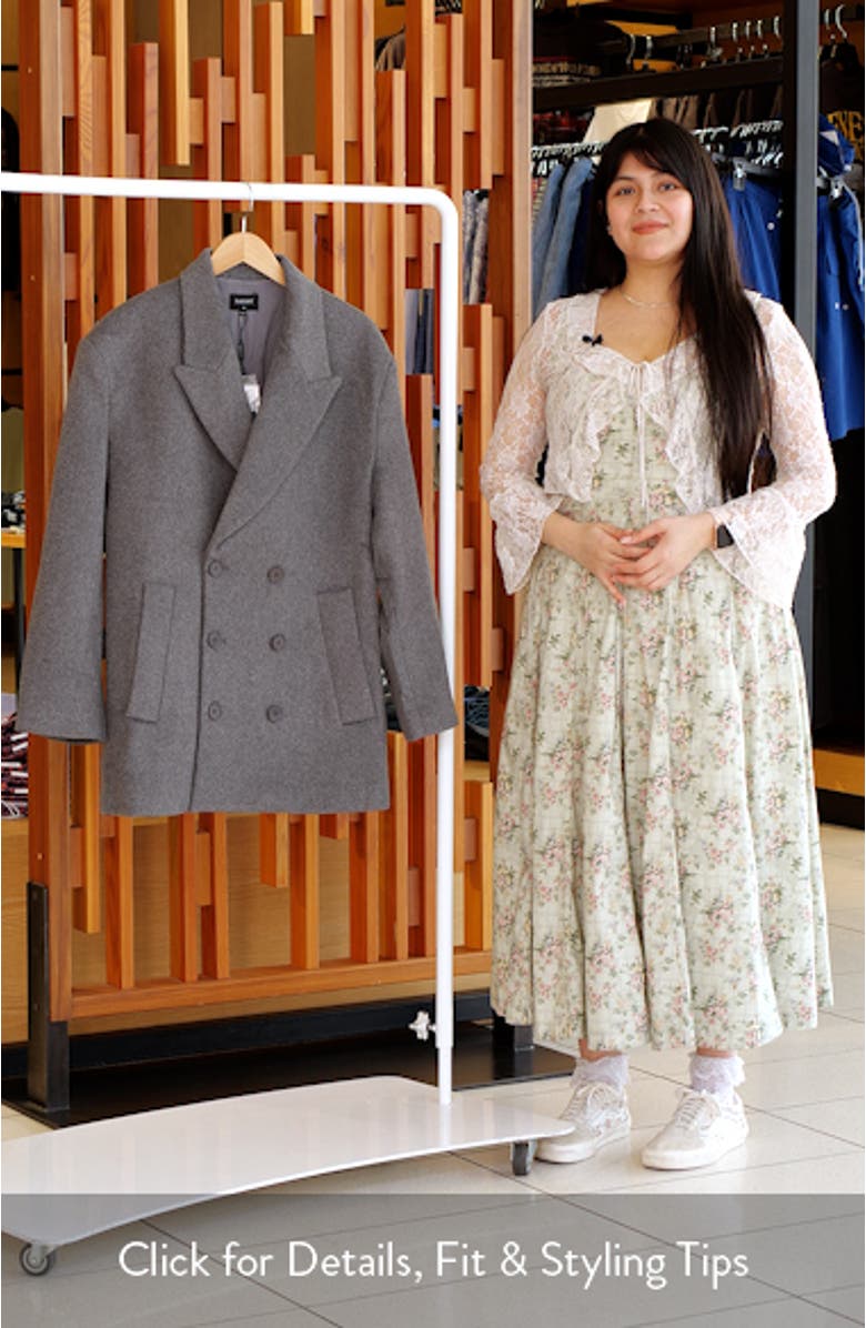 Hailey Oversize Double Breasted Blazer, sales video thumbnail