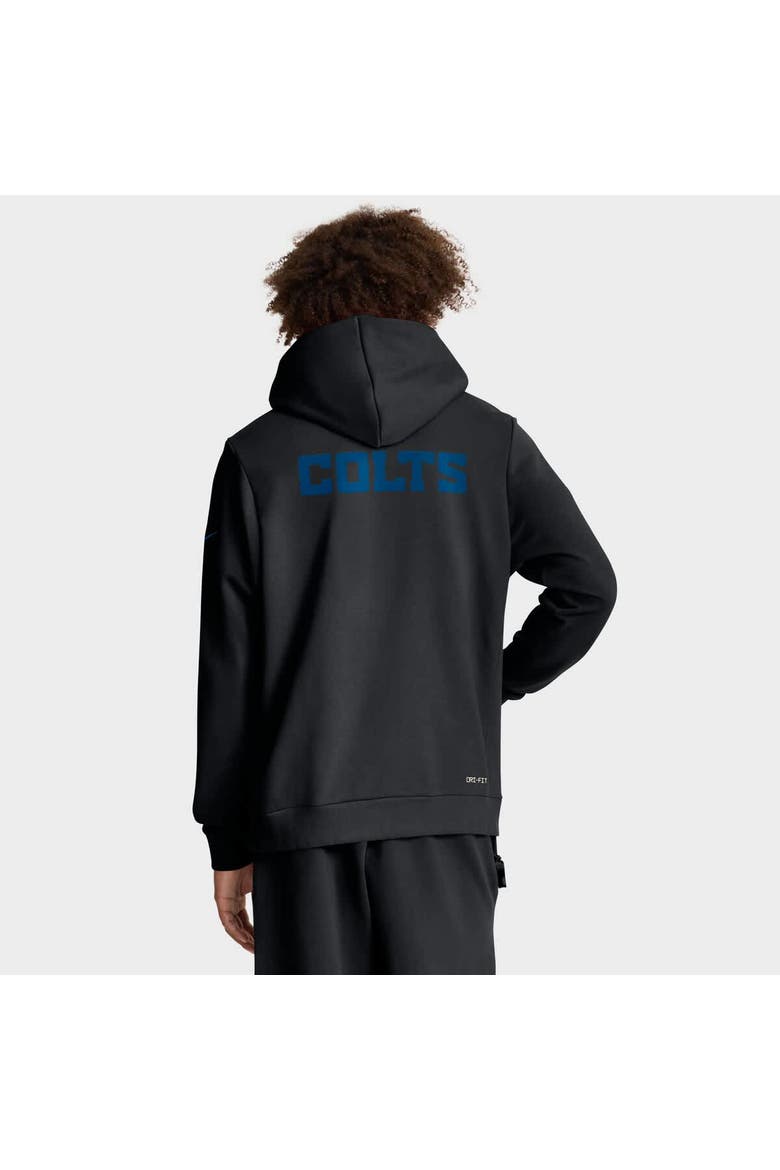 Men's Nike Black Indianapolis Colts Sideline Alt 2 Tight Coverage Performance Pullover Hoodie, Alternate, color, Black