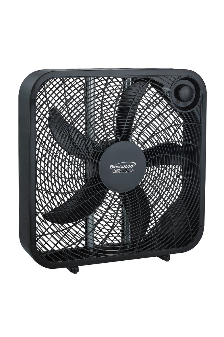 20 Inch Box Fan in Black, Main, color, Black