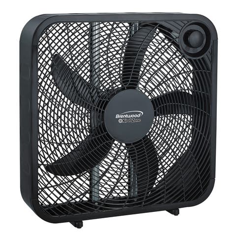 20 Inch Box Fan in Black