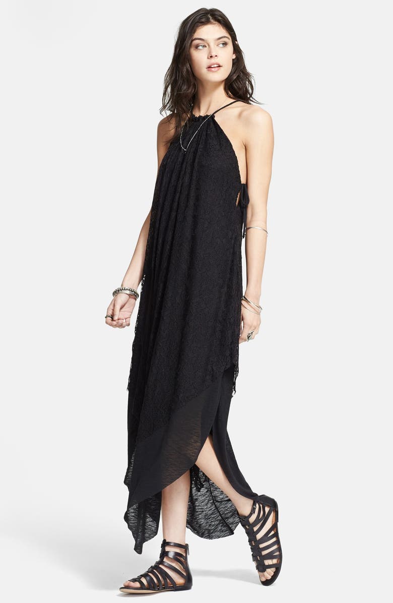 Free People 'Olympia' Lace Overlay Maxi Dress, Main, color, 