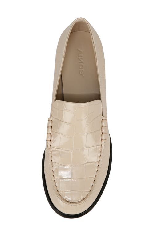 Vince Naomi Croco Embossed Loafers
