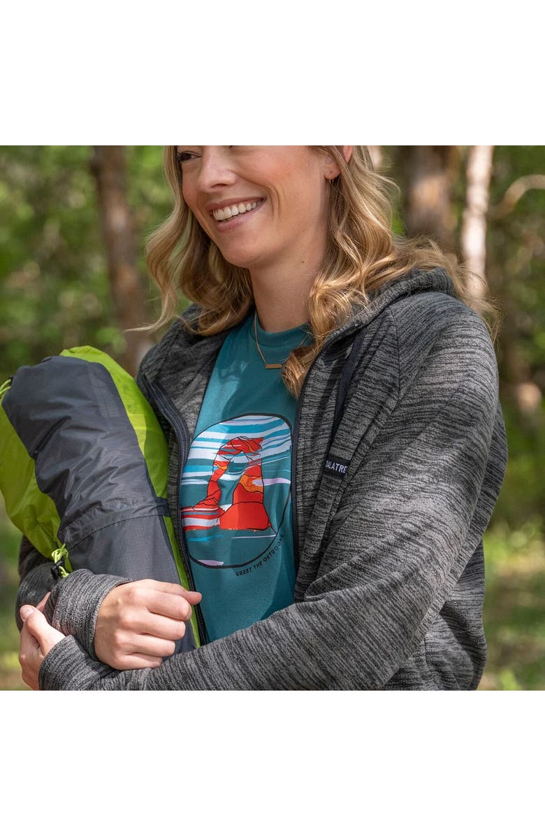 Coalatree Evolution Full-Zip Hoodie, Alternate, color, Black