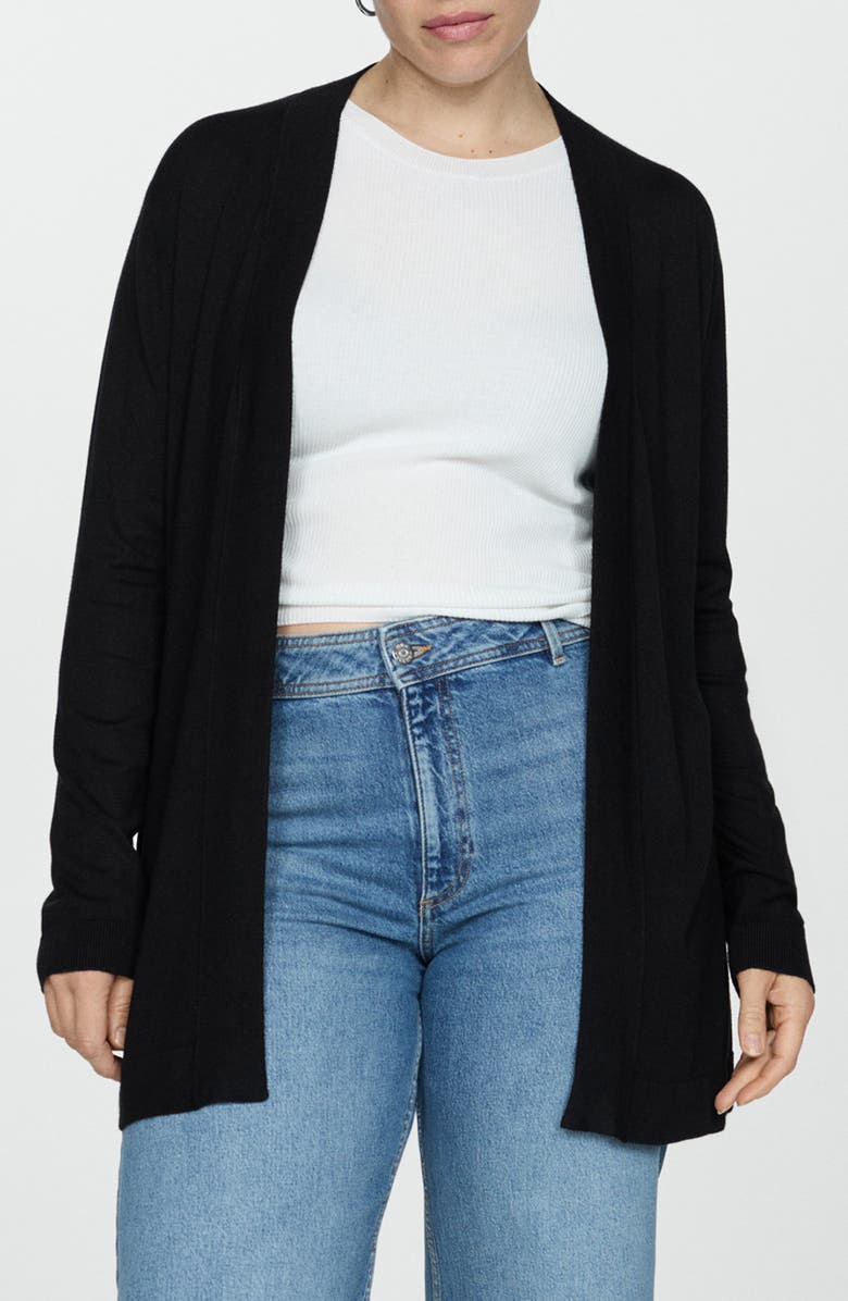 MANGO Longline Cardigan, Alternate, color,