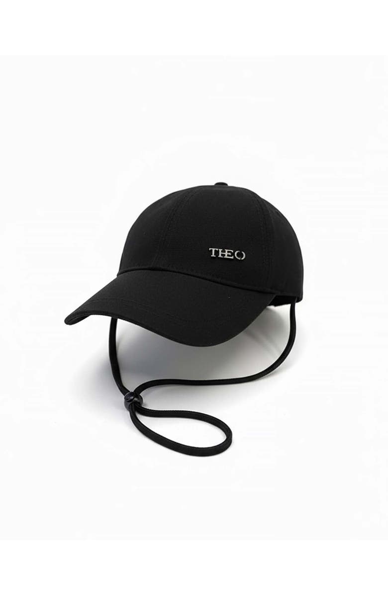 THEO The Label Aphrodite Petasos Messenger Cap, Main, color, Black