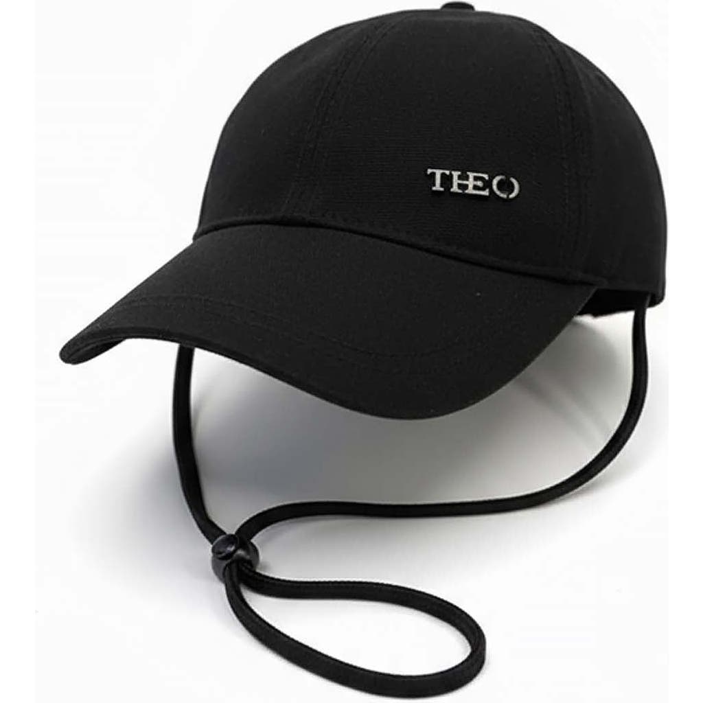 Theo The Label Aphrodite Petasos Messenger Cap In Black