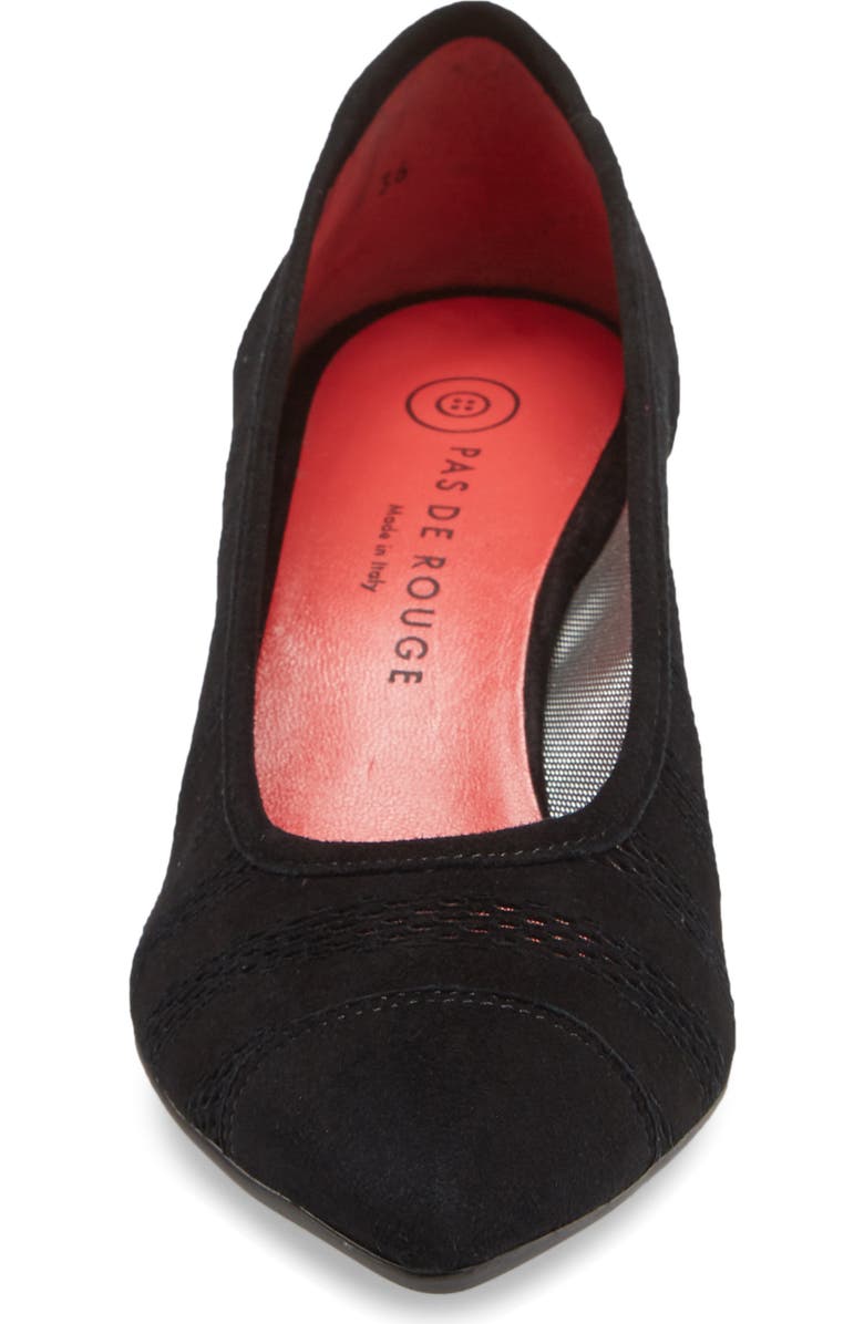 Pas de Rouge Janet Pointy Toe Pump, Alternate, color,