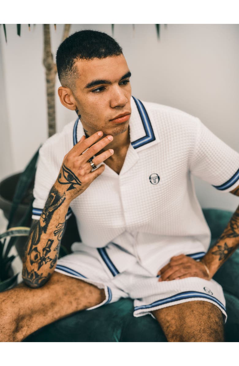 Sergio Tacchini Chiaro Cabana Shirt, Alternate, color, Brilliant White