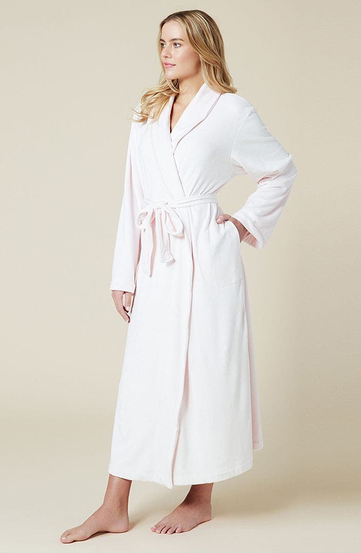 Softies Serenity Wrap Robe In Blush Pink | ModeSens