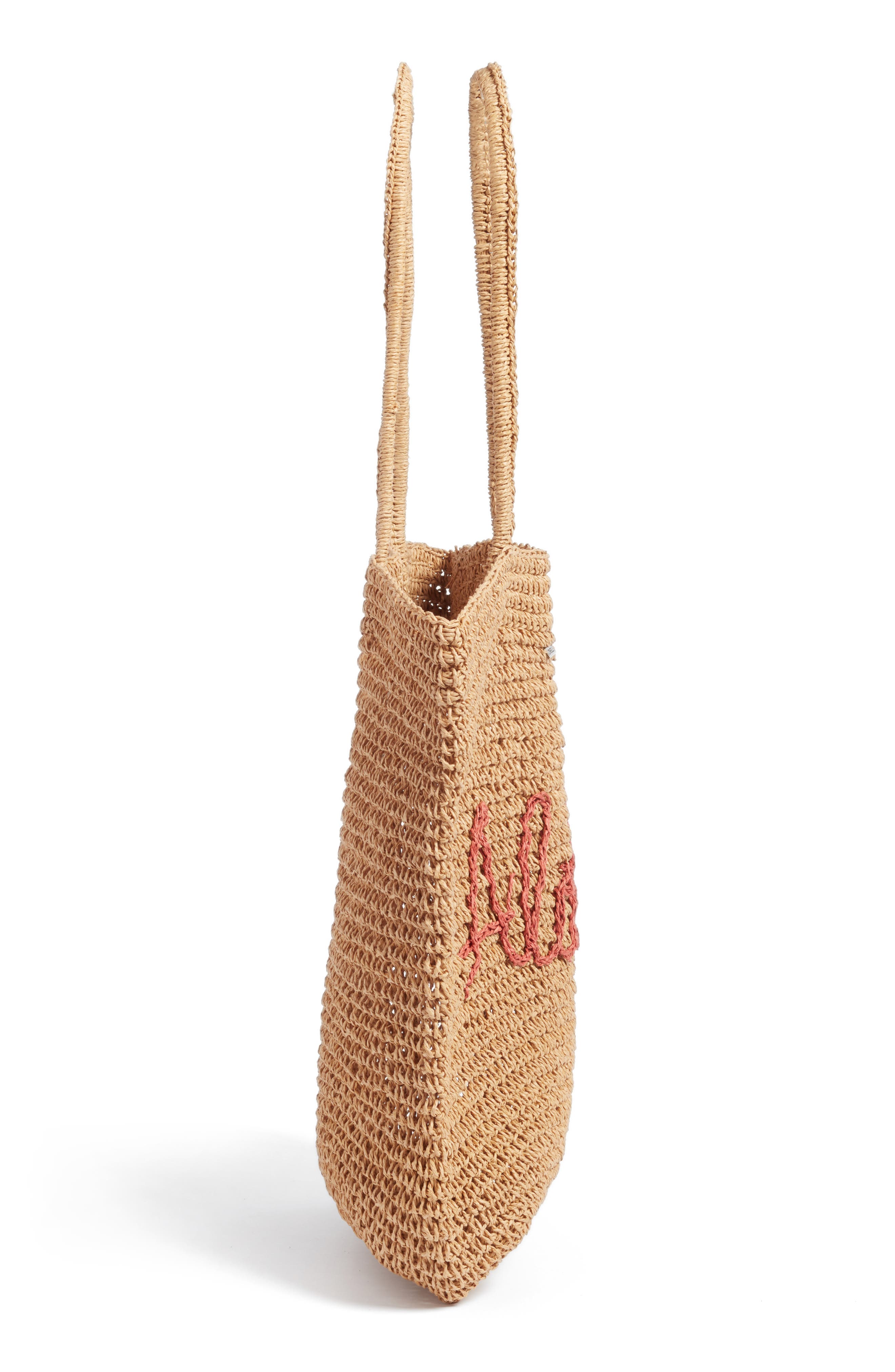 O'Neill Aloha Woven Raffia Tote, Alternate, color, 