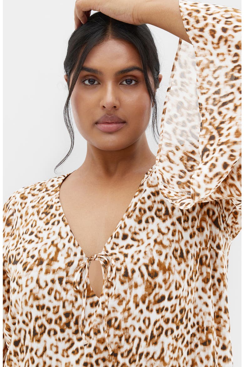 Gigi Leopard Print Maxi Dress, Alternate, color, LIGHT LEOPARD