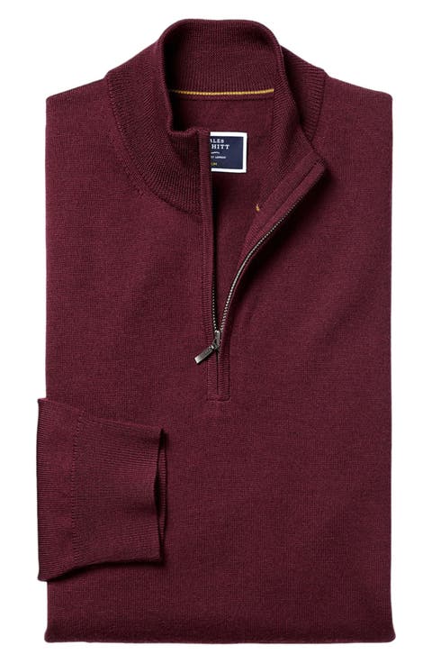 Pure Merino Zip Neck Sweater