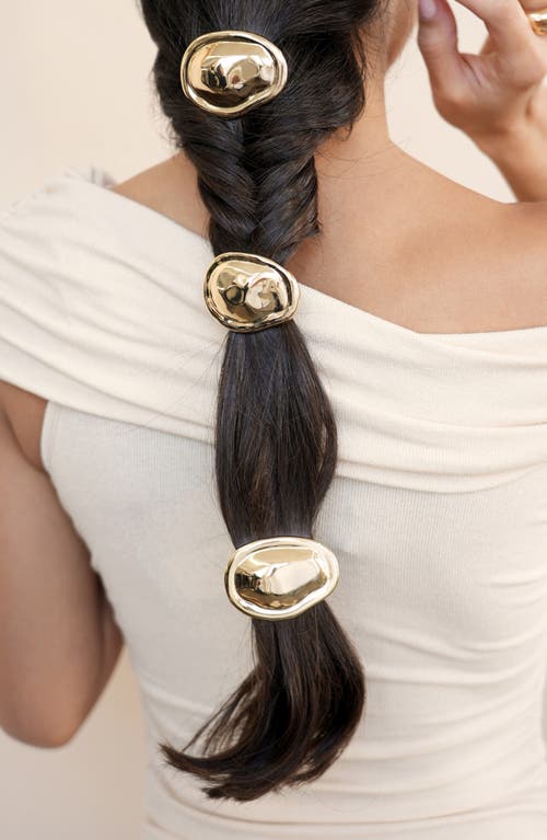 Ettika Noble Nugget Hair Pin In Gold