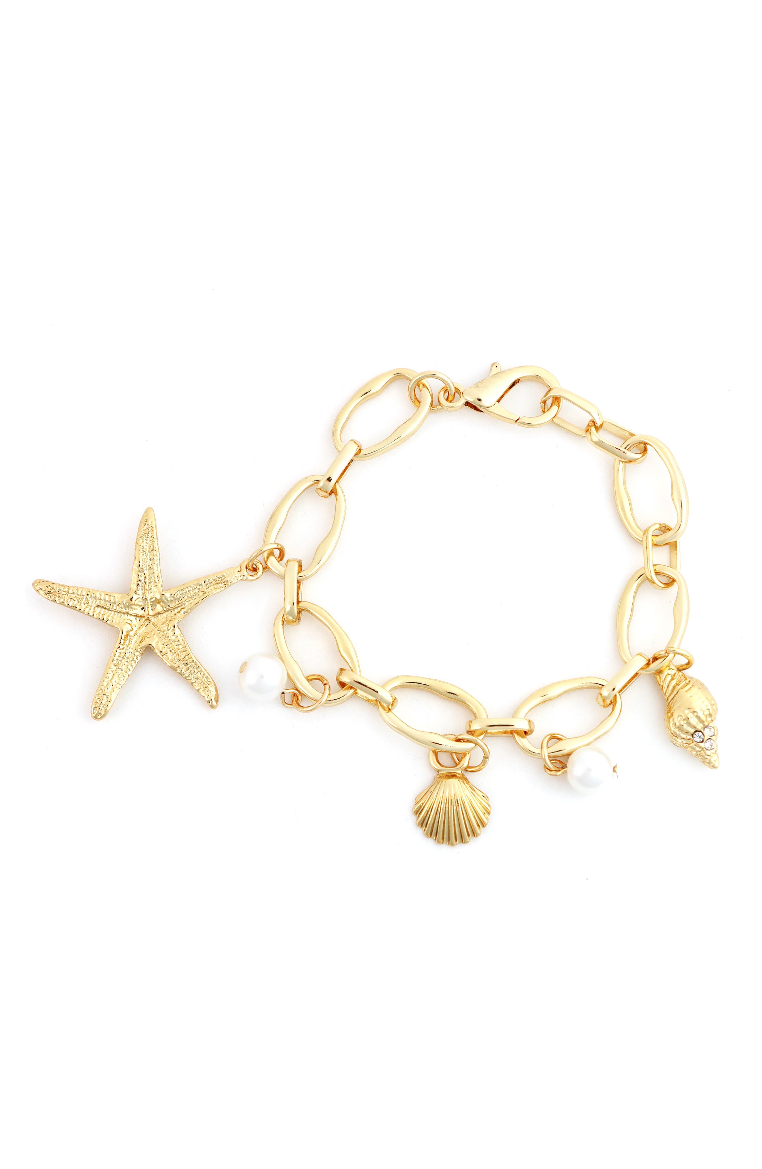 Panacea Starfish Charm Bracelet