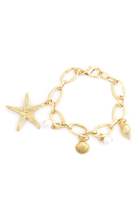 Starfish Charm Bracelet