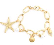 Panacea Starfish Charm Bracelet