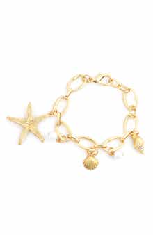 Panacea Starfish Charm Bracelet