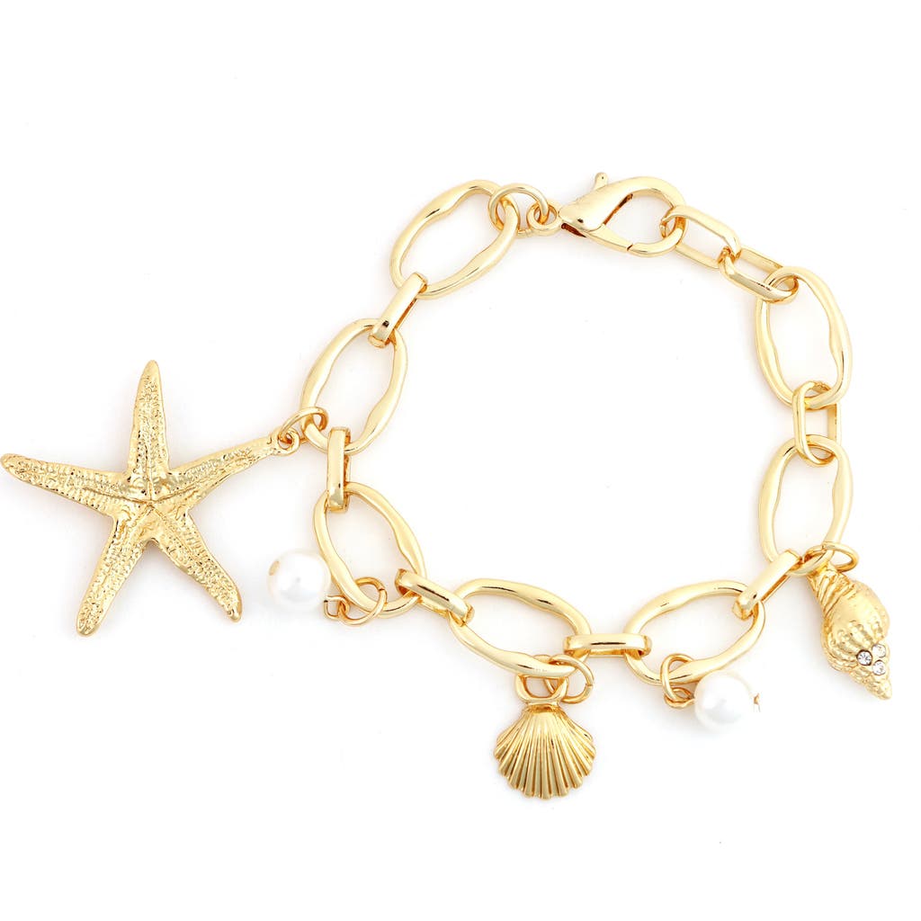 Panacea Starfish Charm Bracelet in Gold at Nordstrom Rack