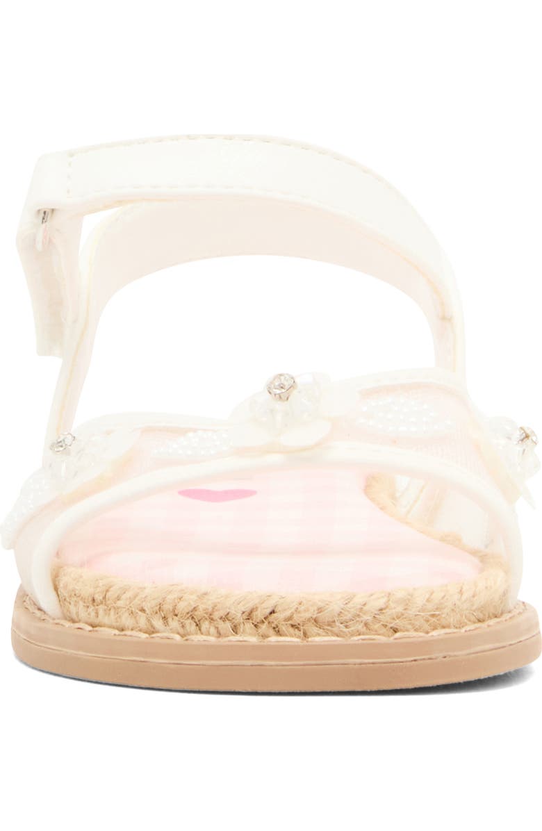 Steve Madden Kids' TKinsley Floral Embellished Ankle Strap Sandal, Alternate, color,