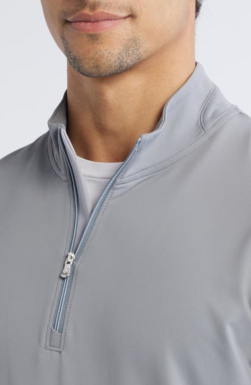 Johnnie-o Motion Performance Quarter Zip In Thunder