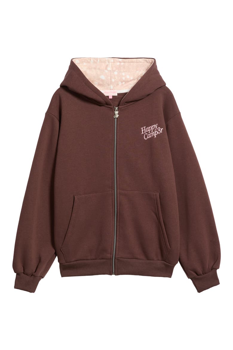 Fawn Love Full Zip Hoodie, Main, color, ESPRESSO