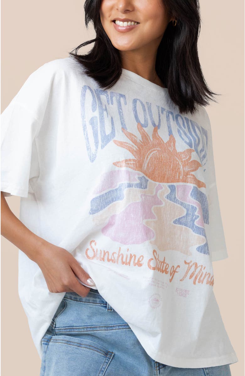 Nani Oversized Tee, Main, color, Sunshine