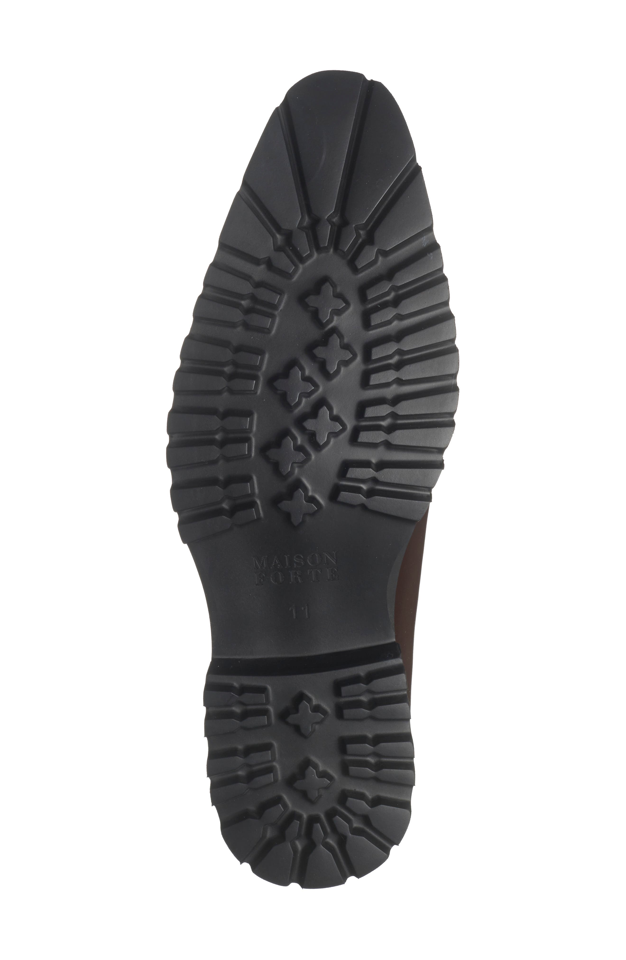 Maison Forte Presidio Wholecut Leather Oxford, Alternate, color, Chestnut