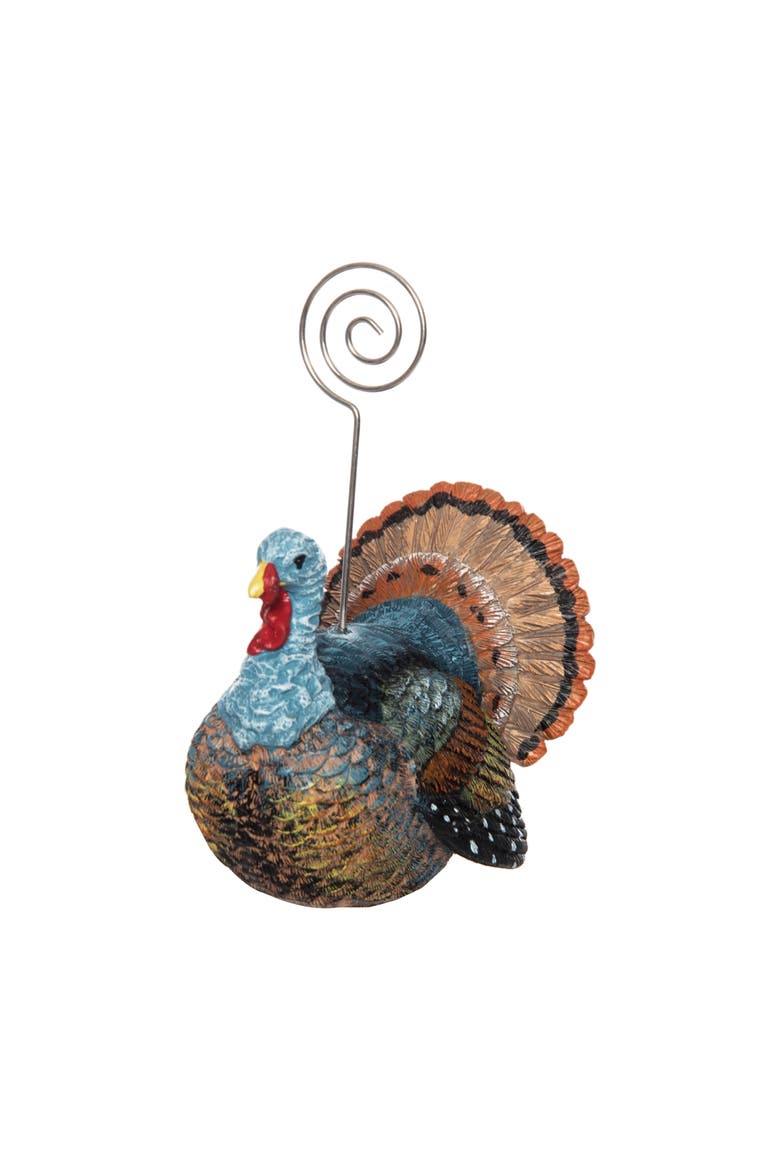 Harvest Turkey Card Holder, Main, color, Orange