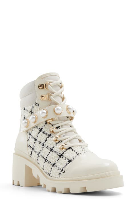 Women s White Lace Up Boots Nordstrom